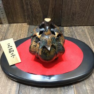 茶道具 香炉 三茄子 ナス型 高岡銅器 置物