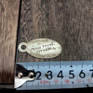 雑貨 プレート インテリア ヴィンテージ　タグ　PETER YOUNG