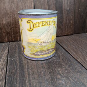 雑貨 レトロ ビンテージ ディフェンダー トマト 帆船 缶詰の古いラベル - ディフェンダー 缶詰
