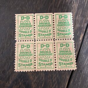 D-D Double Discount スタンプ　STAMP　割引スタンプ　コレクション　アメリカン雑貨　スーパーマッケット