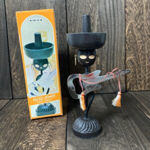 IDEAL製 エレキ栓抜き 黒ん坊 アイアイ人形 昭和レトロ ボトルオープナー 置物 木製 インテリア小物雑貨2