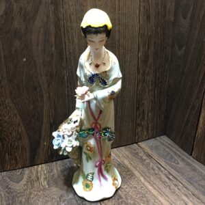 中国四大美女 磁器人形 陶器製人形 雑貨 レトロ 置物 虞美人