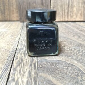PILOT  万年筆 インク ボトル パイロット ブラック  昭和 レトロ 瓶 インキ 漫画  雑貨