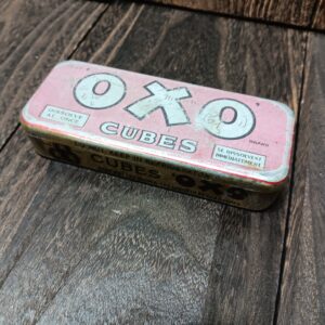 アメリカン雑貨 OXO CUBES オクソ ブリキ缶 tin缶 インテリア