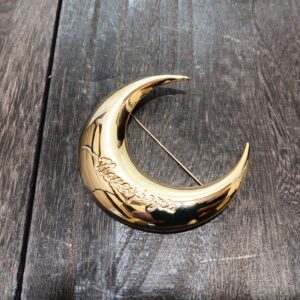 三日月 ブローチ レディース おしゃれ アクセサリー