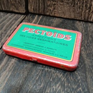 PECTOIDS 薬のtin缶 フランス ブロカント アンティーク ヴィンテージ フランス雑貨