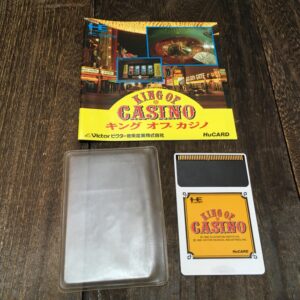PCエンジン HuCARD キングオブカジノ ゲームソフト PCE