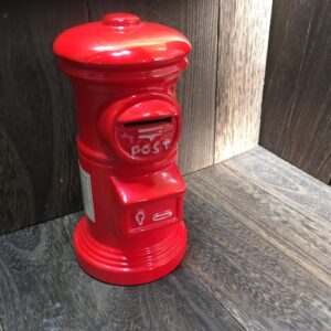 郵便ポスト 貯金箱 レトロ 20cm インテリア 置物 飾り