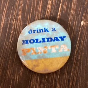 drink a HOLIDAY PINTA　缶バッジ　ピン　コレクション　海外雑貨