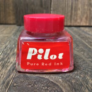 PILOT ピュアレッドインク ボトルインク 赤 古道具 インテリア 雑貨