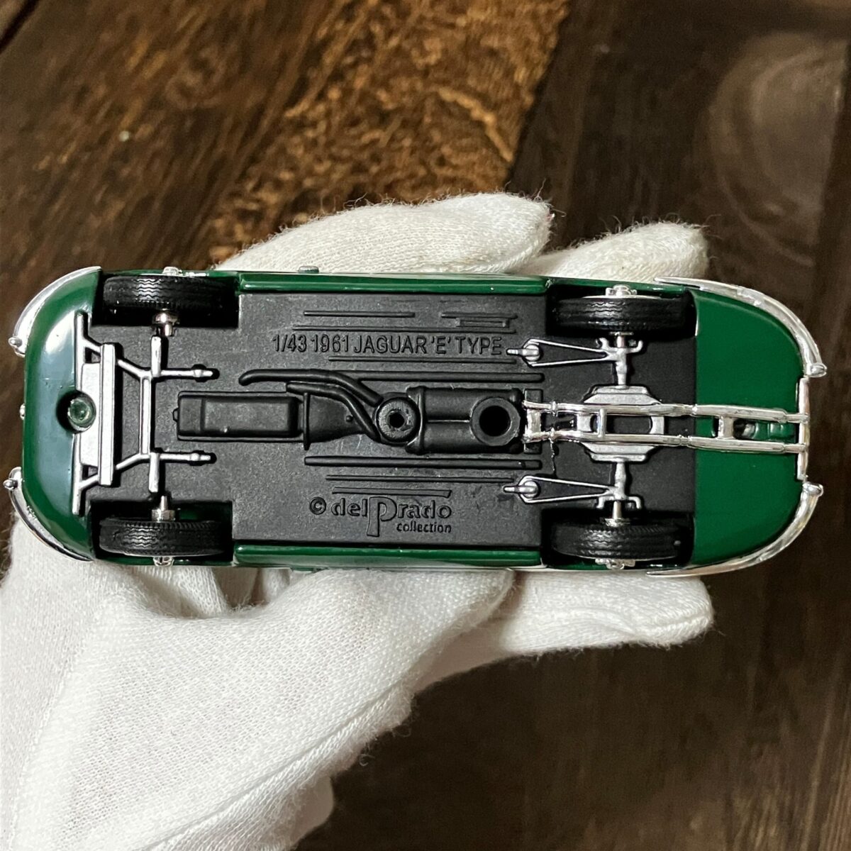 Delprado JAGUAR 'E'TYPE 1961 1/43 デルプラド ジャガー グリーン ミニカー - 画像 (8)