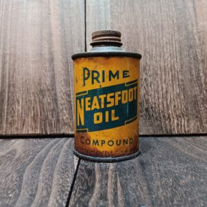 アメリカン雑貨 PROME NEATSFOOT OIL COMPOUND 缶 インテリア