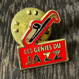 　LES GENIES DU JAZZ サックス　ジャズ　ピンズ　ピンバッチ　ピンバッジ　コレクション