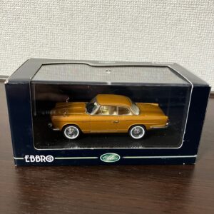 ミニカー エブロ 1/43 プリンス スカイライン スポーツ クーペ ゴールド EBBRO