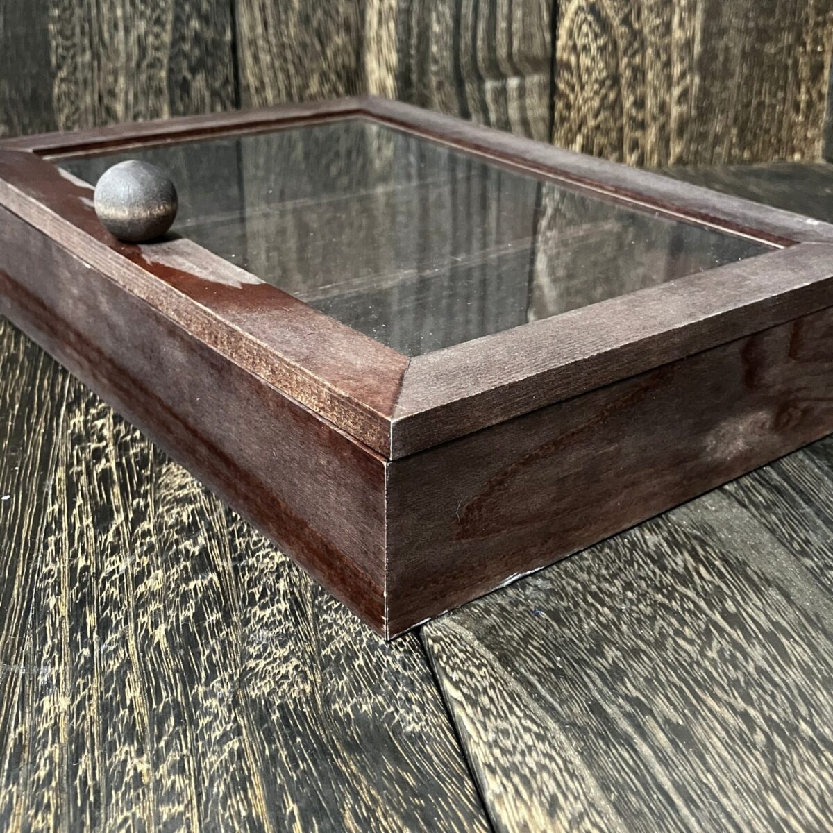 木製 小物入れ コレクションケース 17cm×24cm×4.8cm 収納 アクセサリー - 画像 (3)