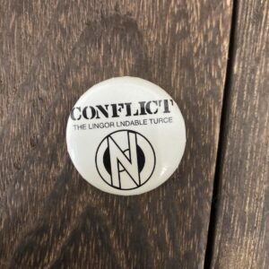 CONFLICT　缶バッジ　コレクション　ピンバッジ　コンフリクト
