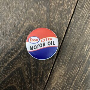 Esso エクストラ モーターオイル 缶バッジ　ピンバッジ　コレクション　ヴィンテージ