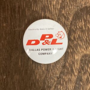 DPL　DALLAS POWER & LIGHT レディキロワット　缶バッジ　コレクション　ピンバッジ