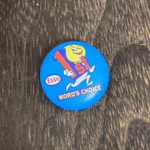 Esso 1st 1s Word's Choice　エッソ君　コレクション　缶バッジ　ピンバッジ　アメリカン雑貨
