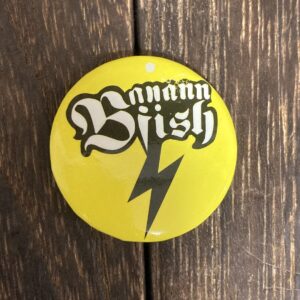 Biish 缶バッジ　ピンバッジ　コレクション　イエロー　イナズマ