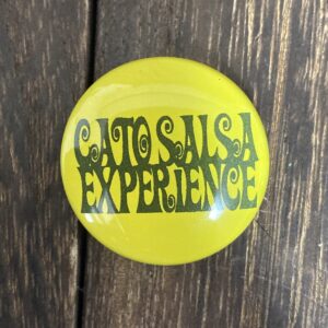 CATO SALSA EXPERIENCE ピンバッジ 缶バッジ　コレクション　イエロー　カトー・サルサ・エクスペリエンス