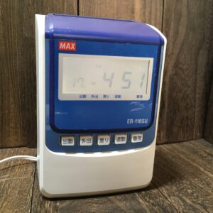 MAX タイムレコーダー　ER-110SU 4