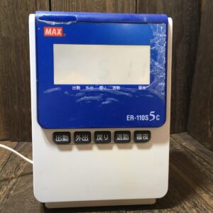 MAX タイムレコーダー　ER-110S5C 2