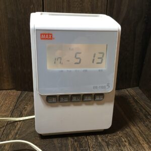MAX タイムレコーダー　ER-110S5