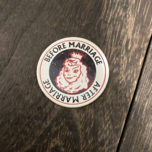 BEFORE MARRIAGE AFTER MARRIAGE ハワイ ポグ メンコ ミルクキャップ POG ビンテージ アメリカン雑貨 牛乳瓶の蓋