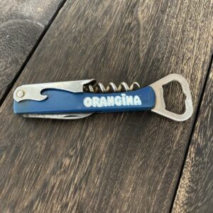 ORANGINA ブルー 栓抜き コルク抜き ナイフ付き マルチツール アウトドア